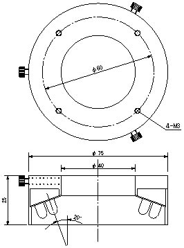 実体顕微鏡用リングLED照明